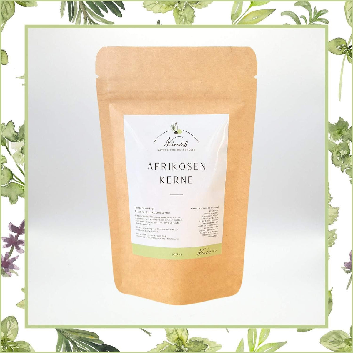 Bittere Aprikosenkerne mit Amygdalin | Naturstoff
