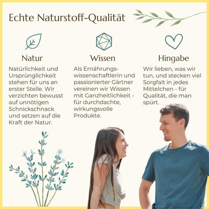 Die Philosophie von Naturstoff aufgelistet