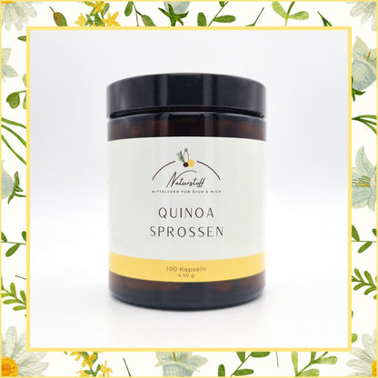 Natürlicher Vitamin B Komplex aus Quinoasprossen Kapseln  | Naturstoff