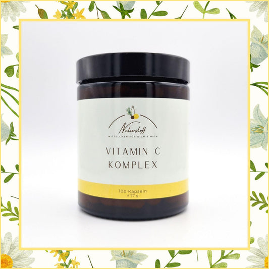 Vitamin C Komplex Kapseln mit natürlichen Bioflavonoiden | Naturstoff