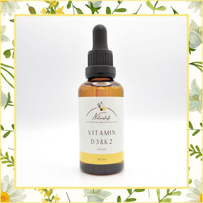 Vitamin D3 & K2 Tropfen Lösung | Naturstoff