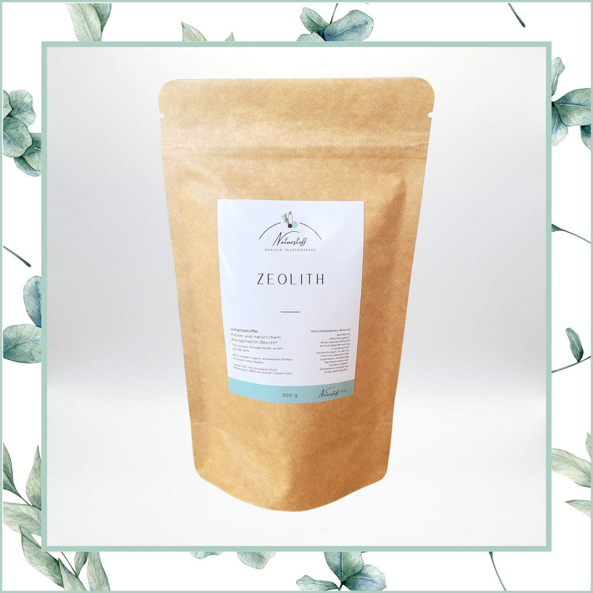 Zeolith Klinoptilolith Produktpräsentation | Naturstoff